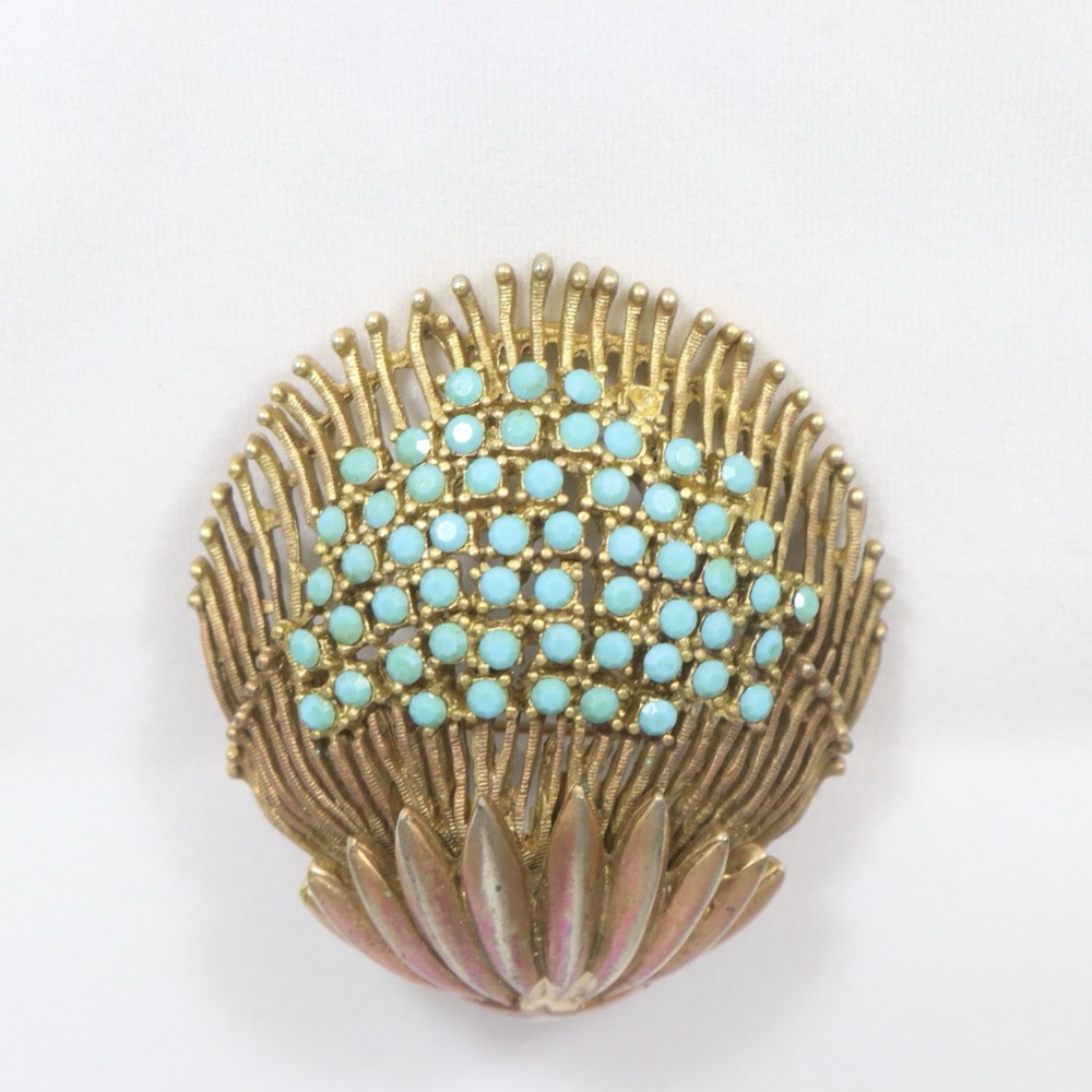 Antique Pin with Turquoise